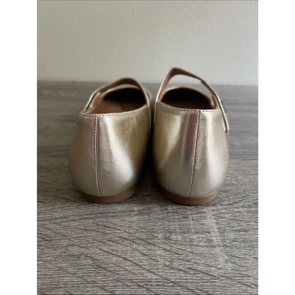 New Women’s Vionic Alameda Mary Jane Flat Gold Leather 8.5 - Picture 5 of 10
